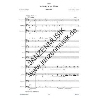 Kommt zum Altar - Generalpartitur/Begleitsatz
