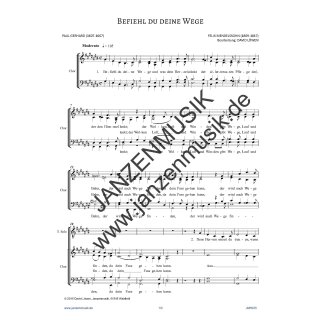 Befiel du deine Wege - SATB