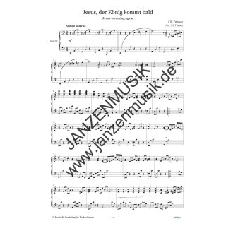 Jesus, der König kommt bald - Klavier
